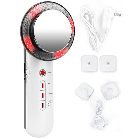 Ultrasonic Body Shaping Machine 3 in 1 Multifunctional EMS Infrared Massager Fat Remover for Belly Waist Leg Arm Skincare