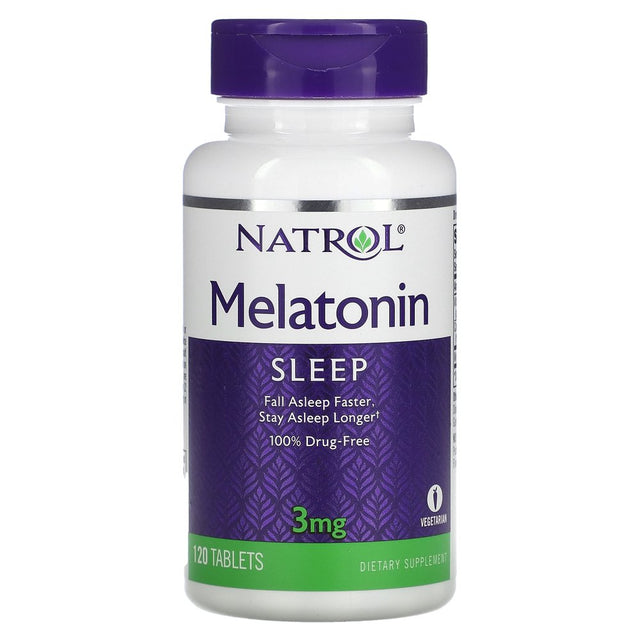 Natrol, Melatonin, 3 Mg, 120 Tablets