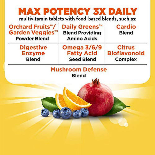 Nature'S Way Alive! Max3 Potency Multivitamin, High Potency Antioxidants & B-Vitamins to Support Daily Energy Metabolism*, 90 Tablets