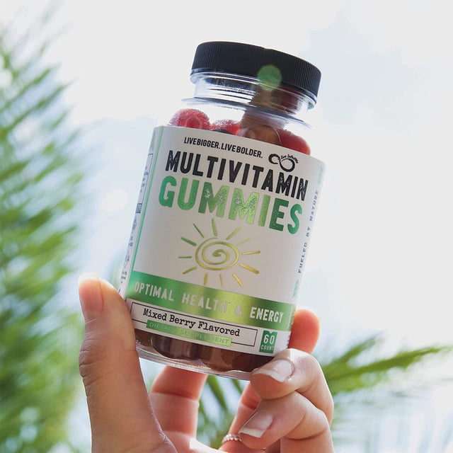 Live Infinitely Multivitamin Gummies Daily Immune Support for Adults Gluten Free 60 Count