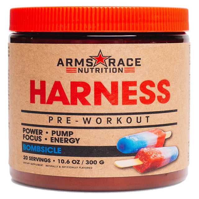 Arms Race Nutrition HARNESS - Pre Workout, 20 Servings (Bombsicle)