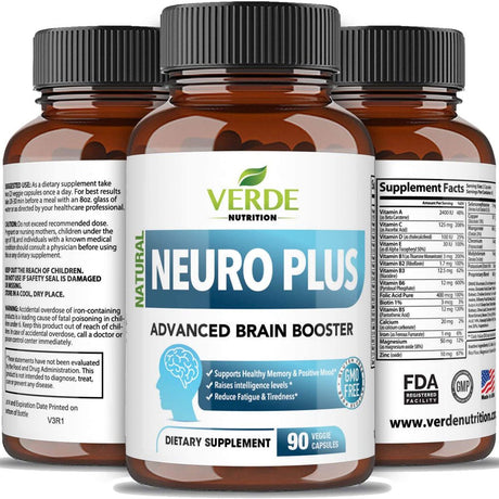 Boost Concentration, Mind Enhancement, Brain Booster, Nootropics Booster, Improves Memory, Focus & Mental Performance, Brain Function Supplement, Focus, Memory, Learning, Accuracy & Reasoning