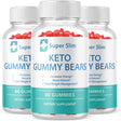 (3 Pack) Super Slim Keto Gummy Bears - Supplement for Weight Loss - Energy & Focus Boosting Dietary Supplements for Weight Management & Metabolism - Fat Burn - 180 Gummies