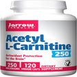 Jarrow Formulas Acetyl L-Carnitine 250 Mg, Antioxidant Protection for the Brain, 120 Caps