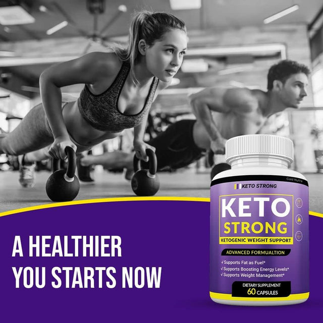 (3 Pack) Keto Strong Diet Pills, New 2022 Formula, 3 Month Supply