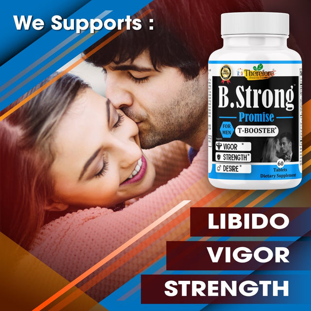 Male Testosterone Supplement All Natural Revitalize Strength - Improve Energy Level - Optimize Vitality- 60 Tablets