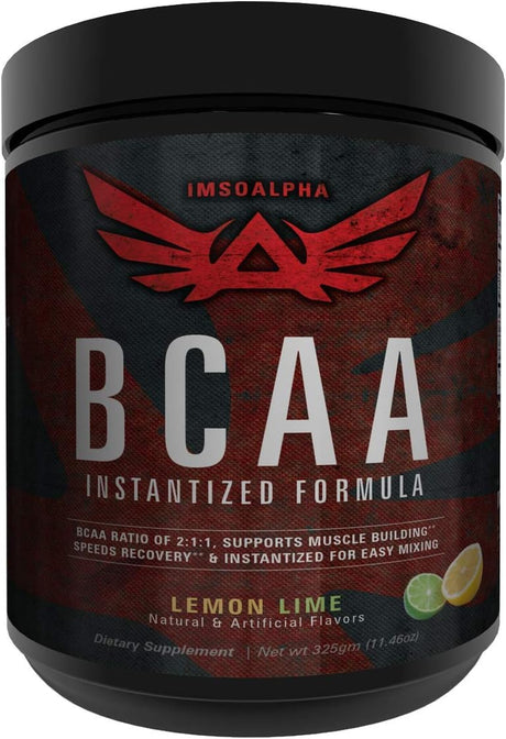 Instantized BCAA, 2:1:1 Ratio (2G L-LEUCINE, 1G L-ISOLEUCINE, 1 G L-VALINE), 50 Servings (Lemon Lime)