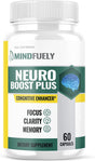 Mindfuely Boost Plus, Mindfuely Mindfuely Cognitive Brain Formula (60 Capsules)