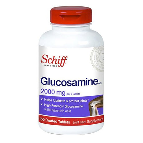 Schiff Glucosamine 2000Mg Caplets- 150 Ea, 2 Pack