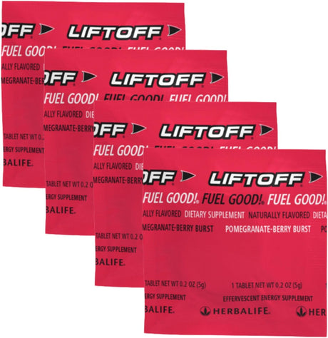 Herbalife Nutrition LIFTOFF Energy Tablets - Pomegranate-Berry - Naturally Flavored Dietary Supplements - Energy Booster, Clears Minds. 60 Tablets