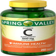 Spring Valley Vitamin C Supplement with Rose Hips, 500 Mg, 250 Count