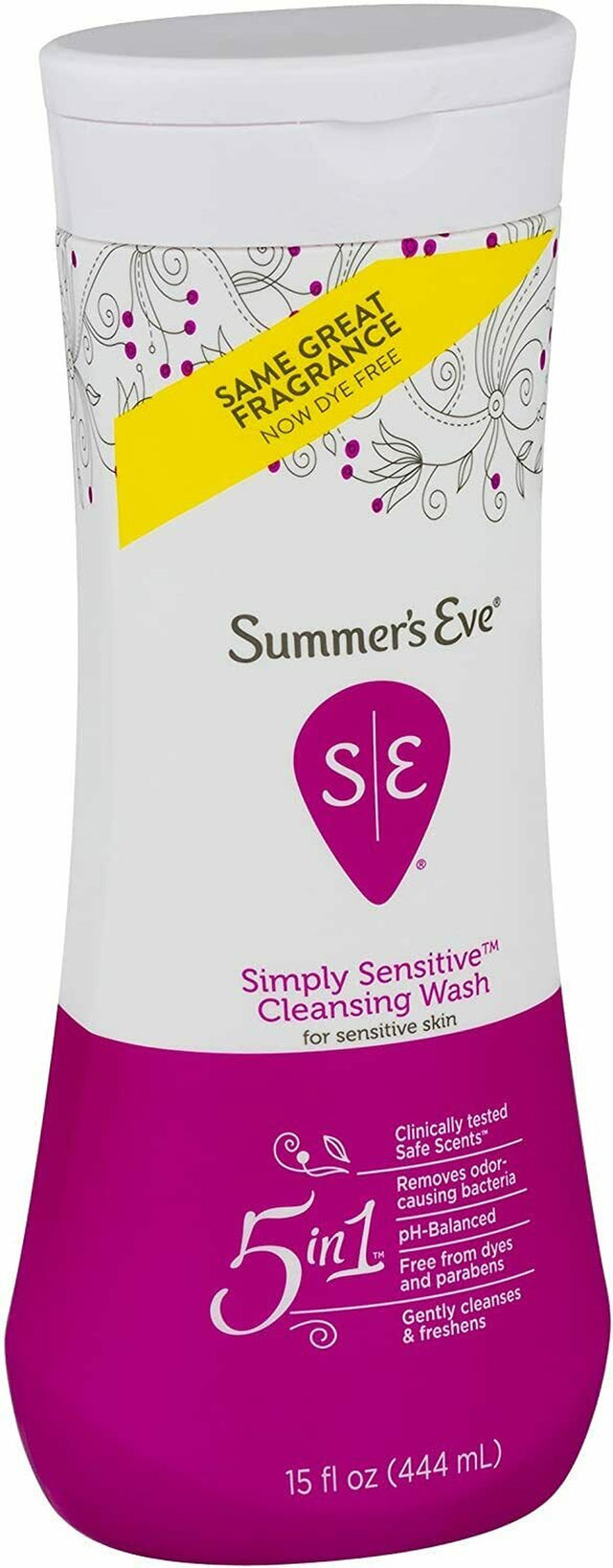 Summer'S Eve Feminine Wash Sensitive Skin 15 Oz (Pack of 2)