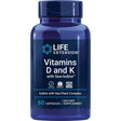 Life Extension Vitamins D and K with Sea-Iodine, Vitamin D3, Vitamin K1 and K2, Iodine, Supports Immune, Bone, Arterial and Thyroid Health, Non-Gmo, Gluten-Free, 60 Capsules