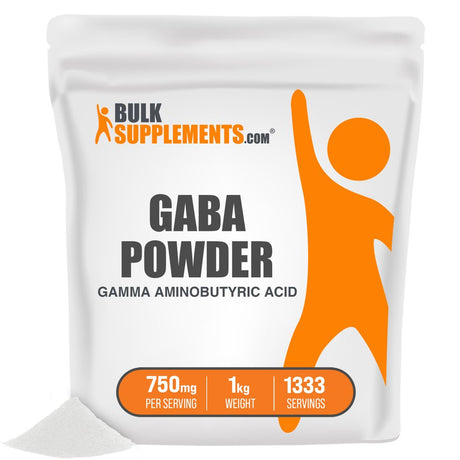 Bulksupplements.Com GABA (Gamma Aminobutyric Acid) Powder - Sleep Supplement - GABA 750Mg - Focus Aid - Butyric Acid (1 Kilogram)