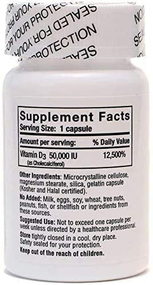 Nivagen Pharmaceuticals Vitamin D3 50,000 IU 100 Ea (Pack of 3)