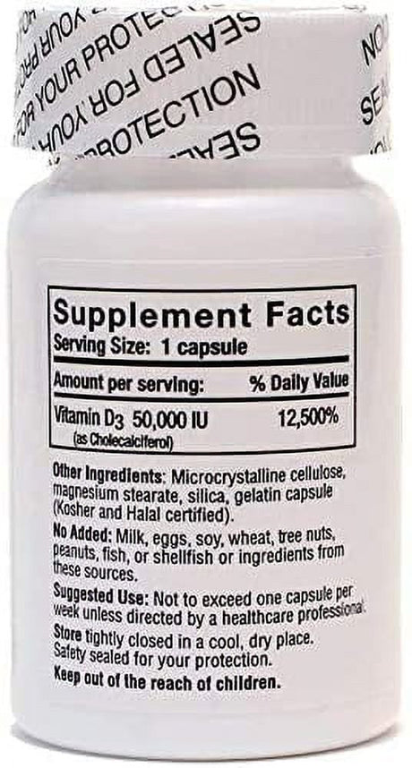 Nivagen Pharmaceuticals Vitamin D3 50,000 IU 100 Ea (Pack of 2)