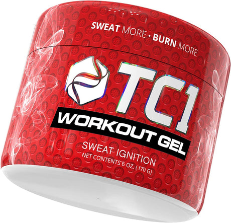 TC1 Waist Sweat Belt Including Sculpt Gel and Advanced Topical Sweat Workout Enhancer with Capsaicin