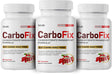 (3 Pack) Carbofix Pills Supplement Tea Reviews Gold Solo Vida Carbo Fix (180 Capsules)