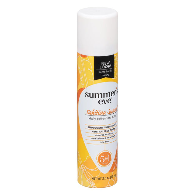 Summer'S Eve Tahitian Sunset Daily Feminine Spray, 2 Oz