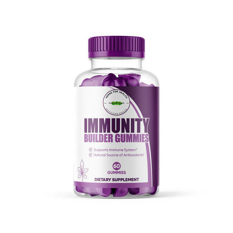 Herbs for Health Immunity Builder Gummies Dietary Supplement 60 Counts