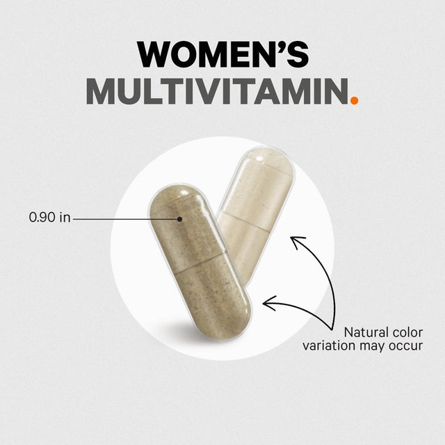 Codeage Women'S Fermented Multivitamin, 25+ Daily Vitamins, Vegan & Organic Whole Foods, Probiotics, 120 Ct