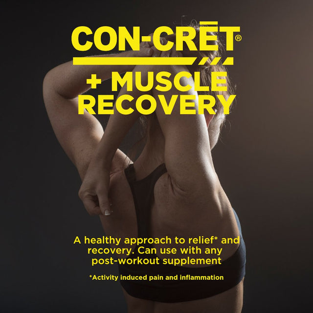 CON-CRET+ MUSCLE RECOVERY, Patented Creatine Hcl & Alpha-Gee, Supports Relief from Activity-Induced Pain and Inflammation, 90 Capsules