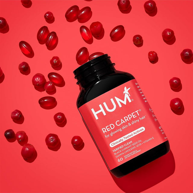 HUM Nutrition Red Carpet Hair and Nails Formula 60 Vegetarian Softgels