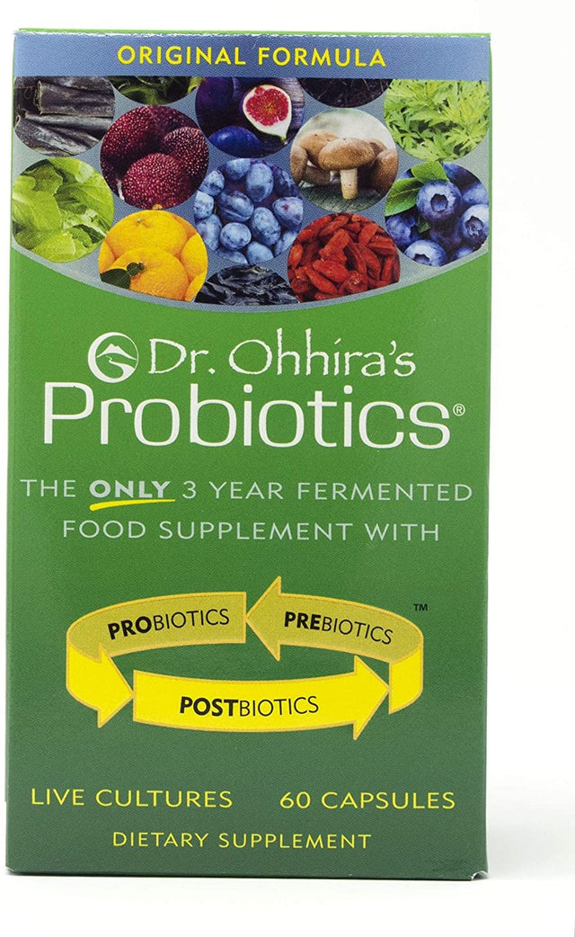 Dr. Ohhira'S Probiotics, Daily, Original Formula, 60 Caps with Bonus 10 Capsule Travel Pack, No Refrigeration, Non-Gmo