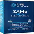 Life Extension Same, 400Mg - Mood, Joint & Liver Support - Gluten-Free, Non-Gmo - 60 Enteric-Coated Vegetarian Tablets