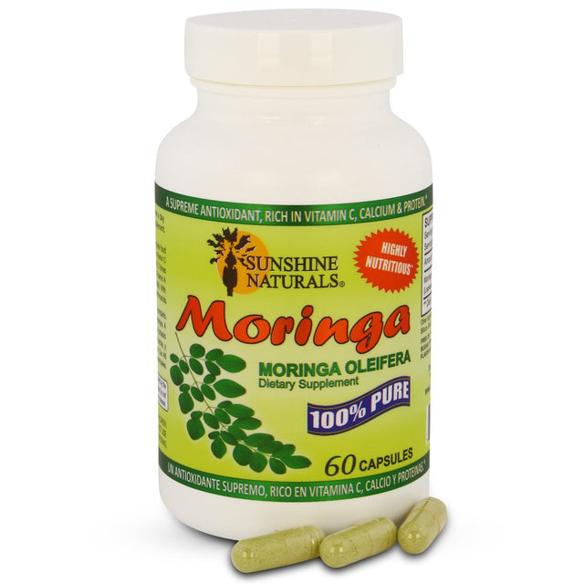 Sunshine Naturals Moringa Oleifera Capsules, 800 Mg, 60 Ct