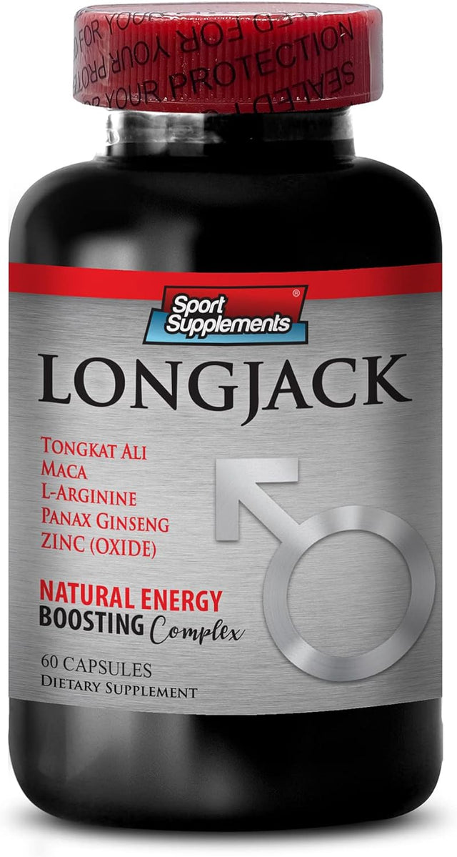 Tongkat Ali Powder Organic - Longjack 2170Mg - Improve Feelings of Well-Being in Men with Longjack Pure Herbal Supplement, Increase Sex Drive and Libido, Longjack Tongkat Ali for Men, 2 Bot 120 Caps