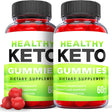 (2 Pack) Healthy Keto ACV Gummies - Supplement for Weight Loss - Energy & Focus Boosting Dietary Supplements for Weight Management & Metabolism - Fat Burn - 120 Gummies