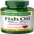 Nature'S Bounty Fish Oil with Omega 3 Softgels, 1200 Mg, 60 Ct