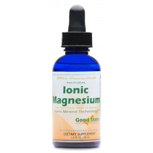 Good State Liquid Ionic Minerals - Magnesium Ultra Concentrate - (10 Drops Equals 50 Mg, 100 Servings per Bottle)