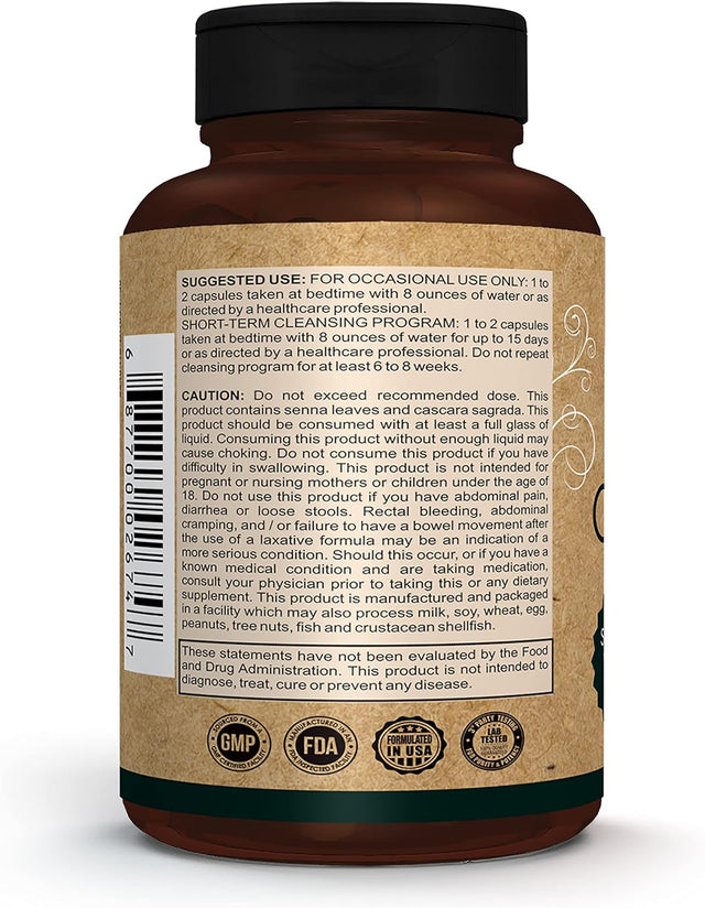 Pomona Wellness 15 Day Cleanse Capsules, Supports Digestive Health and Gut Health, Helps Reduce Bloating, Remove Waste and Boost Energy, Non-Gmo, 15 Day Supply, 30 Count