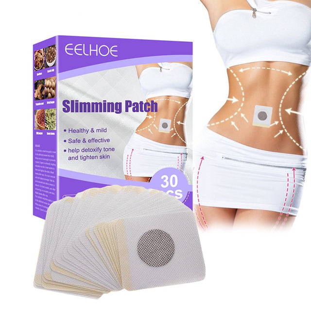 Weight Loss Patches,Waist Abdominal Fat Quick Slimming Natural Plant Belly Sticker for Men and Women (30Pcs)