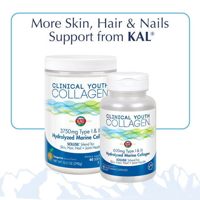 KAL Ultra Biotin 10,000 Mcg | Healthy Hair Growth Formula | Skin & Nail Health Support | Vegetarian | 90 Tabs, 90 Serv.