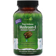 Irwin Naturals Pure Defense Mushroom-8 Powerful & Robust Immune Support Supplement with 8 Organic Mushroom Blend, Vitamin C & D3, Echinacea & Black Elderberry - Maximum Potency - 60 Liquid Softgels