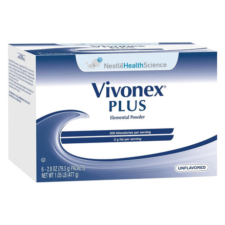 Vivonex plus Unflavored 2.8 Oz. Individual Packet Powder, 07129800 - Case of 36