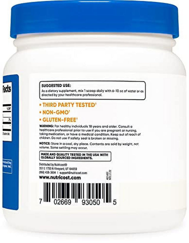 Nutricost D-Ribose Powder 500 Grams - 5000Mg per Serving, Non-Gmo (500 Grams)