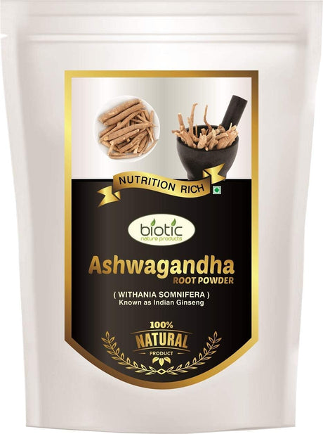 Biotic Natural Ashwagandha Powder/Aswagandha Powder - 200 Gm