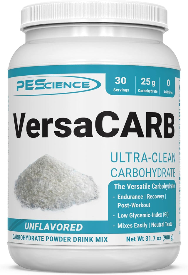 Pescience Versacarb, Carb-10 Intra & Post Workout and Recovery Carb Powder, 30 Serving, Low Glycemic & Gluten Free