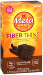 Metamucil Fiber Thins, Chocolate, 12 Packets, 9.3 Oz - Pack of 2