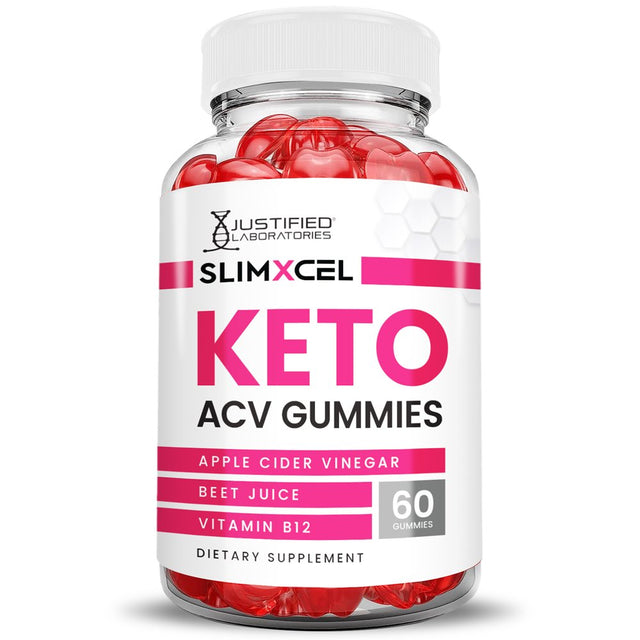 (2 Pack) Slimxcel Keto ACV Gummies 1000MG Dietary Supplement 120 Gummys