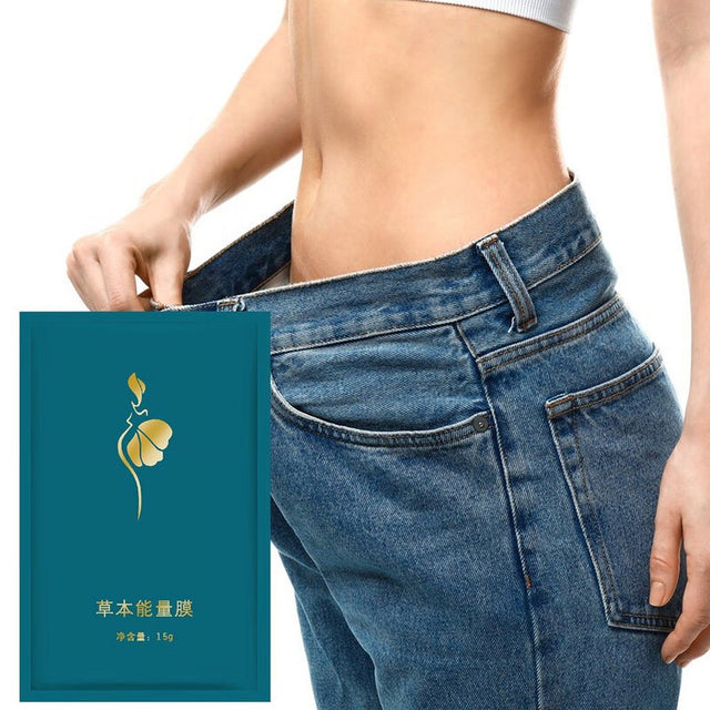 VERMON Slimming Belly Patch,5Pcs 15G Slimming Belly Patch Healthy Natural Herbal Plant Men Women Lose Weight Safe Body Sculpting Fat Burning Sticker Daily Use