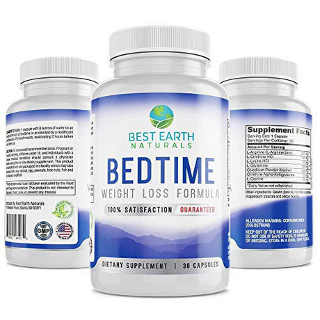 Bedtime Weight Loss Supplement - Help Boost Metabolism, Suppress Appetite and Reduce Sugar Cravings While You Sleep