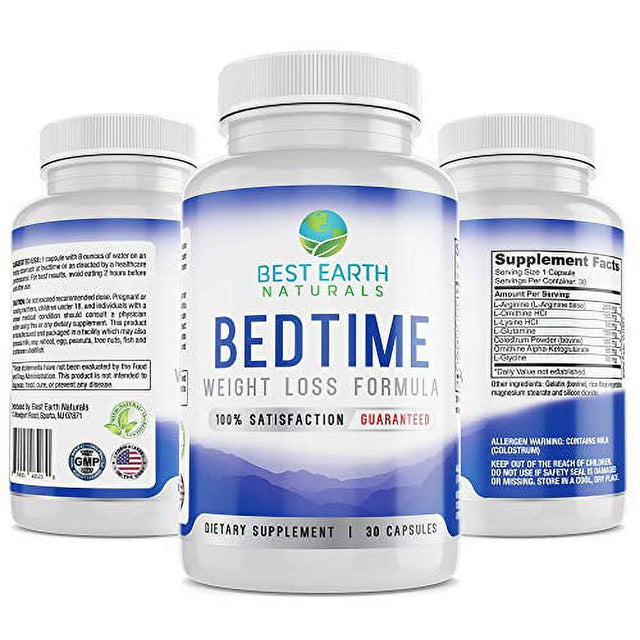 Bedtime Weight Loss Supplement - Help Boost Metabolism, Suppress Appetite and Reduce Sugar Cravings While You Sleep