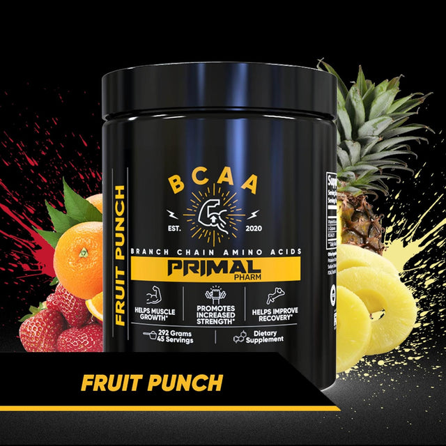 BCAA | 2:1:1 Branch Chain Amino Acid (Fruit Punch) - 30 Day