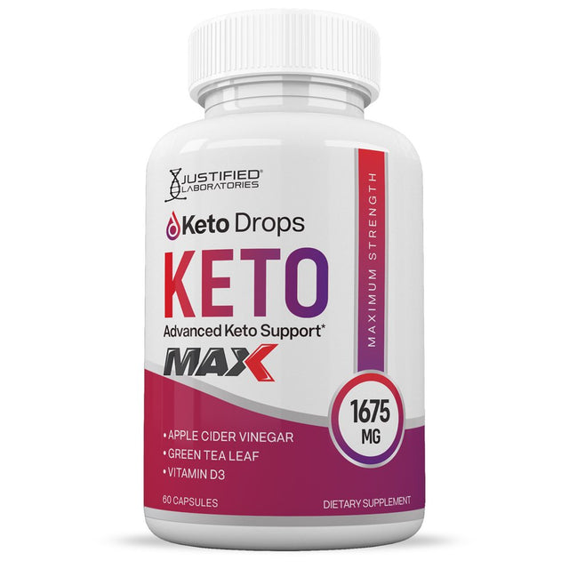 (10 Pack) Keto Drops Keto ACV MAX Pills 1675Mg Alternative to Gummies Dietary Supplement 600 Capsules