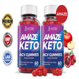 (2 Pack) Amaze Keto ACV Gummies 1000MG Dietary Supplement 120 Gummys